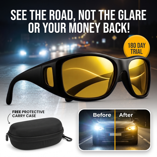 Headlight Glare Glasses with GlareShield Technology